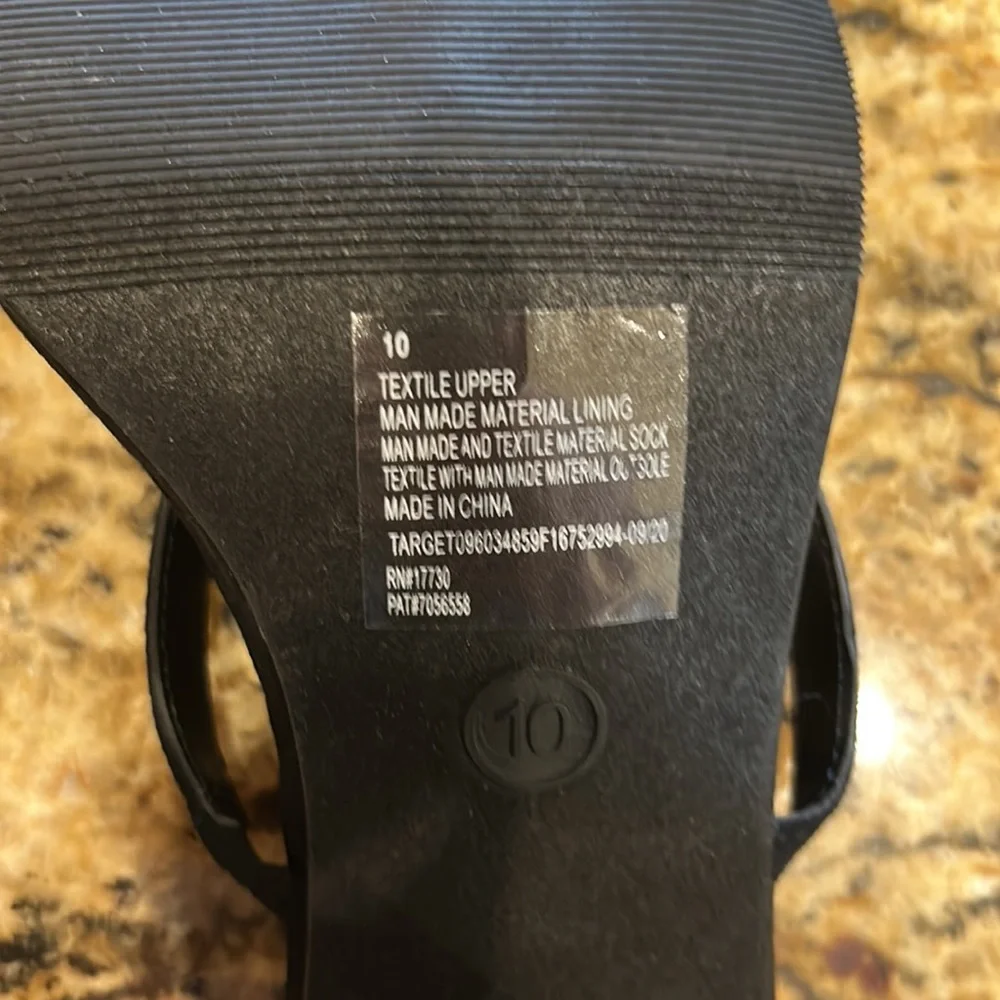 A New Day open toe, block heel sandal, size 10, NWOT | offer in description